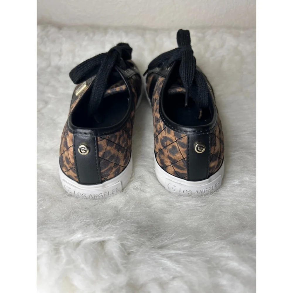 GBG Los Angeles Shoes Womens 8M Backer Sneakers Brown Faux Leather Lace Up Round